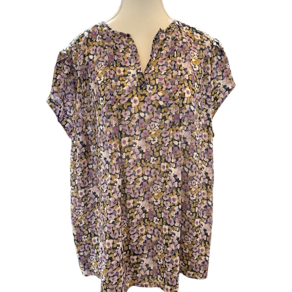 FUN2FUN
Floral Print Blouse · Size 2X
